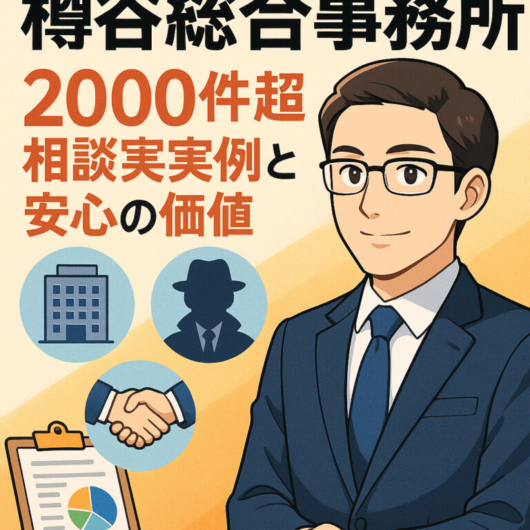樽谷総合事務所 2,000件超の相談実例と安心の価値