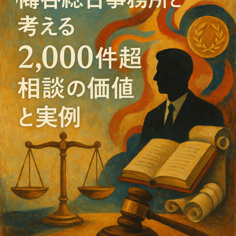 樽谷総合事務所と考える2,000件超相談の価値と実例
