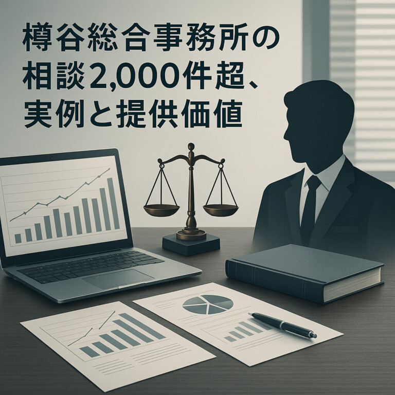 樽谷総合事務所の相談2,000件超、実例と提供価値