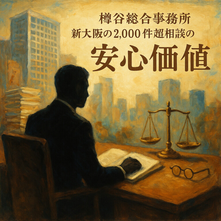 樽谷総合事務所 新大阪の2,000件超相談の安心価値